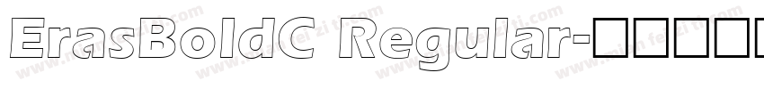 ErasBoldC Regular字体转换